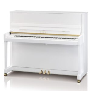 Kawai K300 Acoustic Upright Piano • White Polish