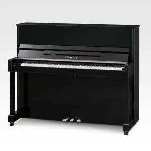 Kawai ND21 Acoustic Upright Piano • Ebony Polish