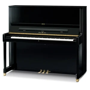 Kawai K600 Acoustic Upright Piano Made In Japan • Ebony Polish