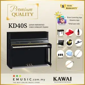 Kawai KD40S Premium Pre-Owned Upright Piano