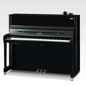 Kawai K300 AURES 2 Hybrid Upright Piano Made In Japan • Ebony Polish